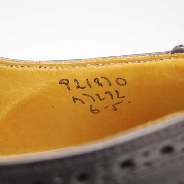 極上★トリッカーズ SIZE 6【定価￥84,700-★バートン同系モデル/KESWICK】M7292/フルブローグ/カントリーシューズ/黒/Tricker's★h988