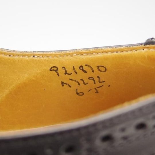 極上★トリッカーズ SIZE 6【定価￥84,700-★バートン同系モデル/KESWICK】M7292/フルブローグ/カントリーシューズ/黒/Tricker's★h988