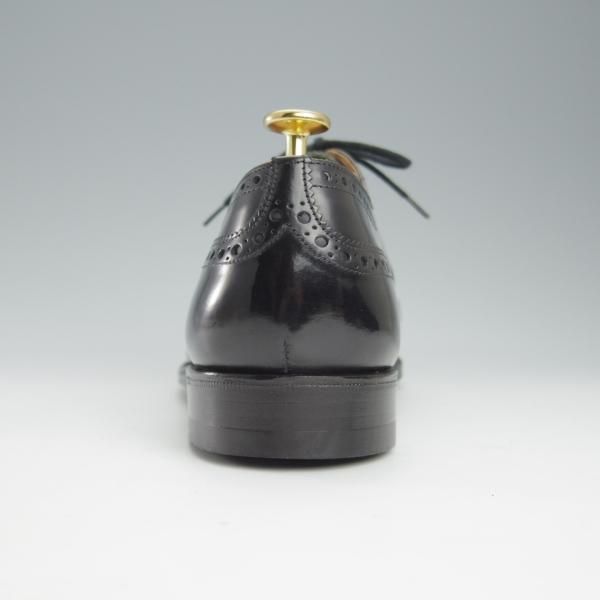 極美品★チャーチ 80G/UK8【貴重★73ラスト/CHETWYND似寄りモデル】NENE/フルブローグ/ポリッシュドバインダーカーフ/黒/Church's★h989