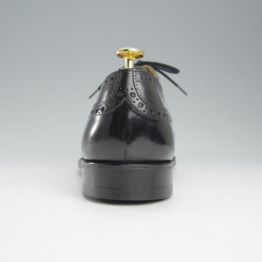 極美品★チャーチ 80G/UK8【貴重★73ラスト/CHETWYND似寄りモデル】NENE/フルブローグ/ポリッシュドバインダーカーフ/黒/Church's★h989