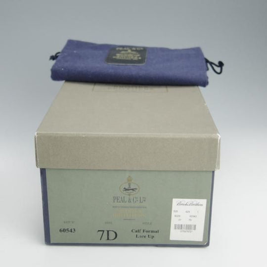 極上★チャーチ US7D/UK6.5【貴重★ブルックスブラザーズ別注/Peal&co】911ラスト/プレーントゥ/カーフ/黒/メンズ/Church's★h990