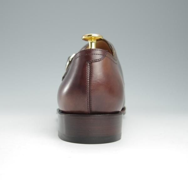 未使用★RAYMAR/レイマー SIZE 8【(伊)ZONTA社のミュージアムカーフ★ハンドソーンウェルテッド製法】RM1904/ダブルモンク/濃茶★h993