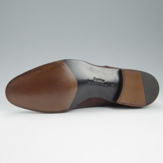 未使用★RAYMAR/レイマー SIZE 8【(伊)ZONTA社のミュージアムカーフ★ハンドソーンウェルテッド製法】RM1904/ダブルモンク/濃茶★h993