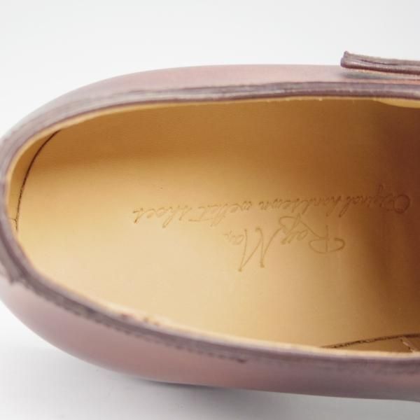 未使用★RAYMAR/レイマー SIZE 8【(伊)ZONTA社のミュージアムカーフ★ハンドソーンウェルテッド製法】RM1904/ダブルモンク/濃茶★h993