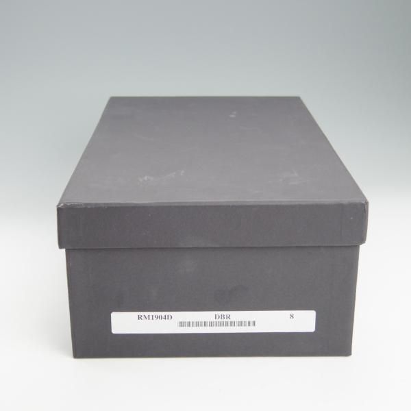 未使用★RAYMAR/レイマー SIZE 8【(伊)ZONTA社のミュージアムカーフ★ハンドソーンウェルテッド製法】RM1904/ダブルモンク/濃茶★h993