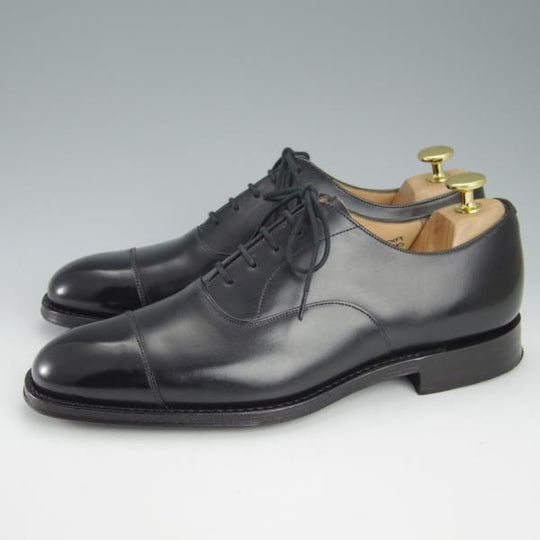 極美品★チャーチ 55F/UK5.5【定価￥144,100-★コンサル/CONSUL R】173ラスト/ストレートチップ/カーフ/黒/メンズ/Church's★h994