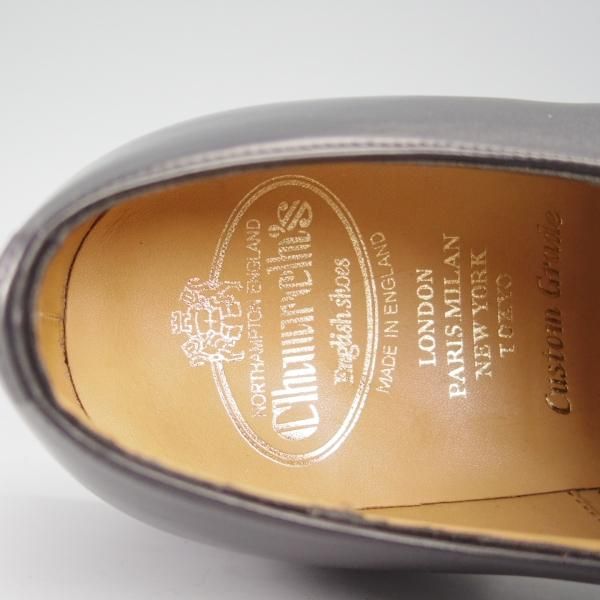 極美品★チャーチ 55F/UK5.5【定価￥144,100-★コンサル/CONSUL R】173ラスト/ストレートチップ/カーフ/黒/メンズ/Church's★h994