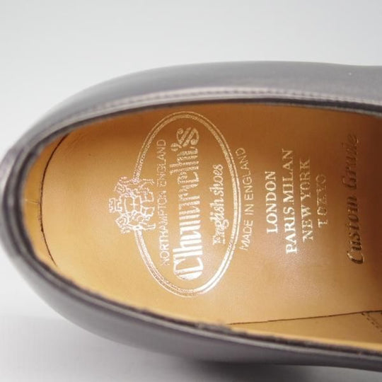 極美品★チャーチ 55F/UK5.5【定価￥144,100-★コンサル/CONSUL R】173ラスト/ストレートチップ/カーフ/黒/メンズ/Church's★h994