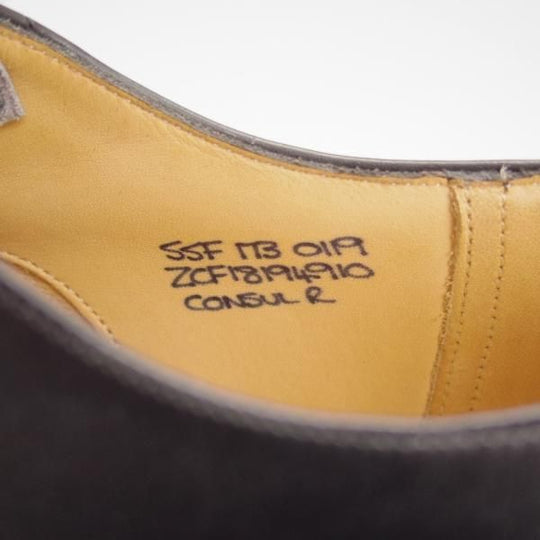 極美品★チャーチ 55F/UK5.5【定価￥144,100-★コンサル/CONSUL R】173ラスト/ストレートチップ/カーフ/黒/メンズ/Church's★h994