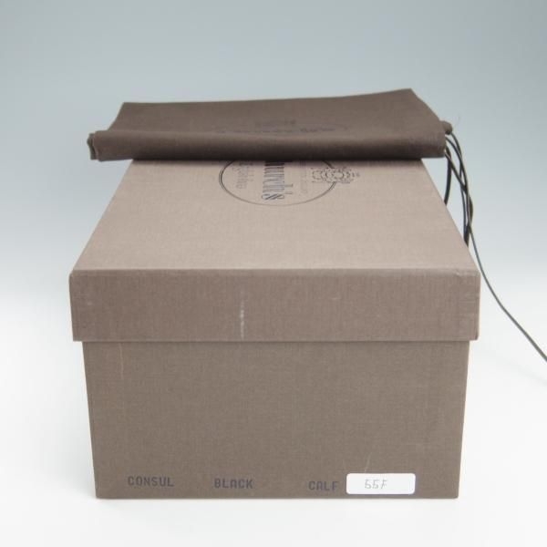 極美品★チャーチ 55F/UK5.5【定価￥144,100-★コンサル/CONSUL R】173ラスト/ストレートチップ/カーフ/黒/メンズ/Church's★h994