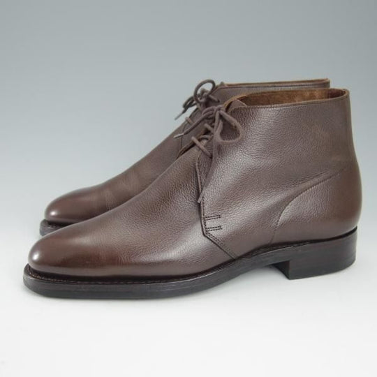 極美品★クロケット&ジョーンズ 6D【定価￥72,600-★ダイナイトソール仕様/CHUKKA】200ラスト/チャッカブーツ/濃茶/Crockett&Jones★h995