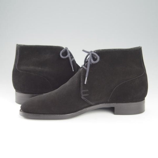 極上★クロケット&ジョーンズ 6D【定価￥72,600-★ダイナイトソール仕様/CHUKKA】200ラスト/チャッカブーツ/黒/Crockett&Jones★h996