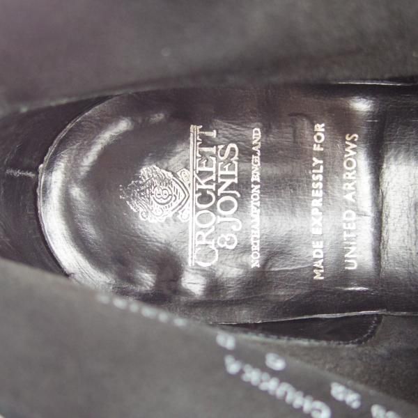 極上★クロケット&ジョーンズ 6D【定価￥72,600-★ダイナイトソール仕様/CHUKKA】200ラスト/チャッカブーツ/黒/Crockett&Jones★h996