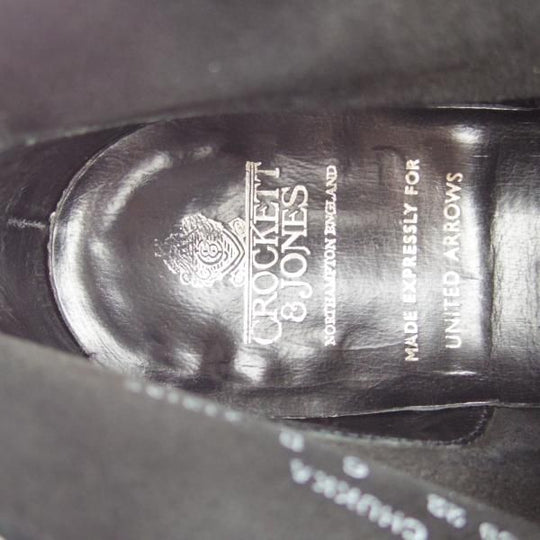 極上★クロケット&ジョーンズ 6D【定価￥72,600-★ダイナイトソール仕様/CHUKKA】200ラスト/チャッカブーツ/黒/Crockett&Jones★h996