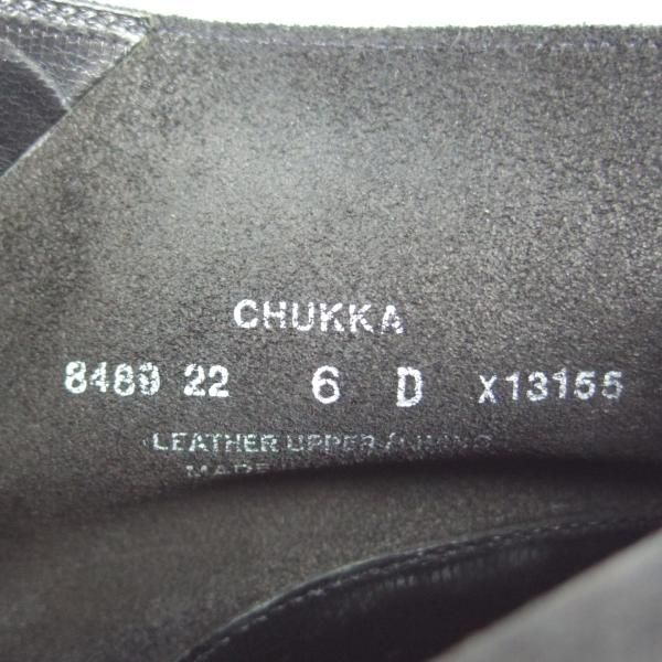 極上★クロケット&ジョーンズ 6D【定価￥72,600-★ダイナイトソール仕様/CHUKKA】200ラスト/チャッカブーツ/黒/Crockett&Jones★h996