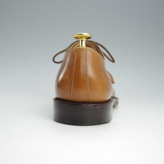 極上★(伊)タニノクリスチー SIZE 5【定価15万円以上★オックスフォードシューズ/131531】カーフ/茶/メンズ/TANINO CRISCI★h998