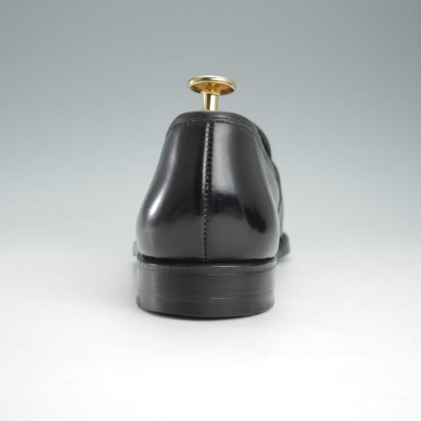 極上★クロケット&ジョーンズ UK6.5程度【★(英)ジョージクレバリー別注/GEORGE CLEVERLEY】ローファー/カーフ/黒/Crockett&Jones★i002