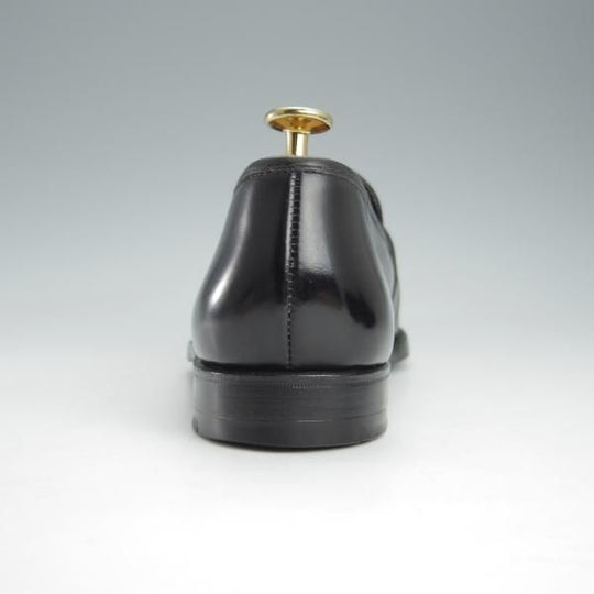 極上★クロケット&ジョーンズ UK6.5程度【★(英)ジョージクレバリー別注/GEORGE CLEVERLEY】ローファー/カーフ/黒/Crockett&Jones★i002