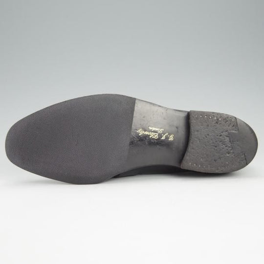 極上★クロケット&ジョーンズ UK6.5程度【★(英)ジョージクレバリー別注/GEORGE CLEVERLEY】ローファー/カーフ/黒/Crockett&Jones★i002