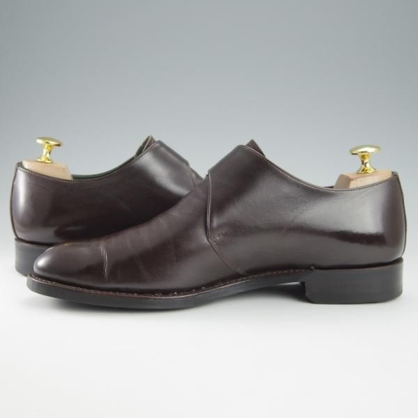 極上★宮城興業 39E【オーダー価格￥59,400-★(仏)アノネイ社のカーフ/ZERBINOネーム】モンクストラップ/濃茶/MIYAGI KOGYO★i005