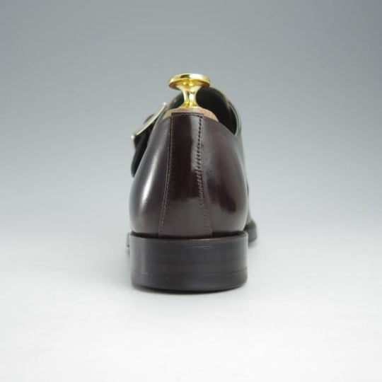 極上★宮城興業 39E【オーダー価格￥59,400-★(仏)アノネイ社のカーフ/ZERBINOネーム】モンクストラップ/濃茶/MIYAGI KOGYO★i005