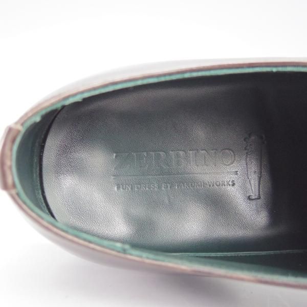 極上★宮城興業 39E【オーダー価格￥59,400-★(仏)アノネイ社のカーフ/ZERBINOネーム】モンクストラップ/濃茶/MIYAGI KOGYO★i005