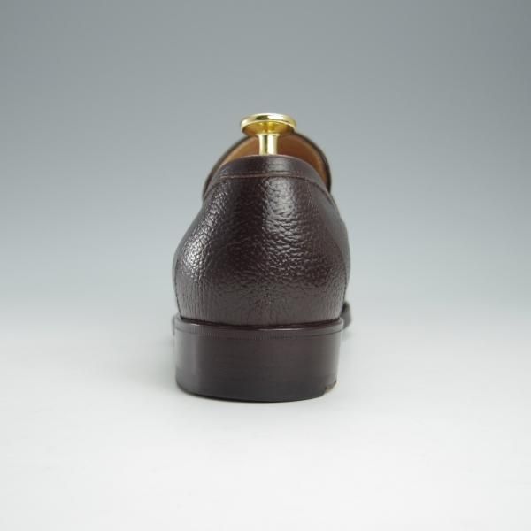 極上★(伊)ステファノ・ベーメル SIZE 39【定価20万円以上★コインローファー/グレインレザー】濃茶/メンズ/Stefano Bemer★i007