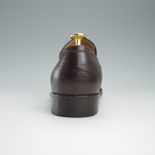 極上★(伊)ステファノ・ベーメル SIZE 39【定価20万円以上★コインローファー/グレインレザー】濃茶/メンズ/Stefano Bemer★i007