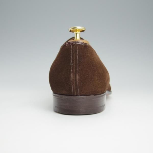 ほぼ未使用★チャーチ 95E/UK9.5【貴重★2都市ロゴ(〜70's)/旧チャーチ/Brummel】54ラスト/サイドエラスティック/濃茶/Church's★i008