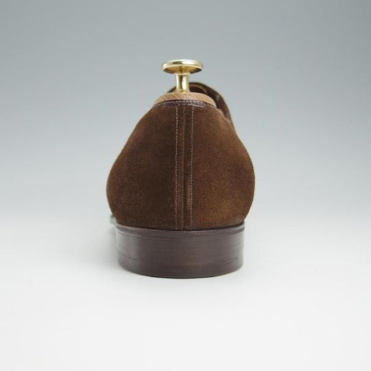 ほぼ未使用★チャーチ 95E/UK9.5【貴重★2都市ロゴ(〜70's)/旧チャーチ/Brummel】54ラスト/サイドエラスティック/濃茶/Church's★i008