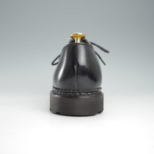 極美品★パラブーツ SIZE 39.5【定価￥92,400-★VISON(ミンクファー)仕様/ミカエル/MICHAEL】チロリアンシューズ/黒/Paraboot★i010