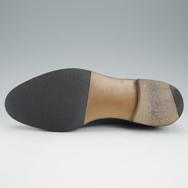 極美品★(英)FOSTER&SON/フォスター&サン 6E【定価￥154,000-★コインローファー/BURFORD】18ラスト/カーフ/黒/メンズ★i011