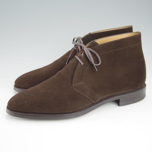 極上★(浅草)RENDO/レンド SIZE 7.5【定価￥53,900-★ダイナイトソール仕様/7706】チャッカブーツ/スエード/濃茶/メンズ★i013