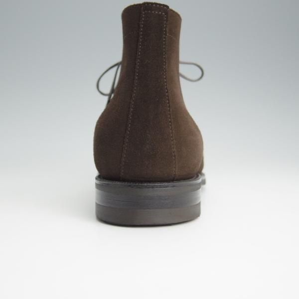 極上★(浅草)RENDO/レンド SIZE 7.5【定価￥53,900-★ダイナイトソール仕様/7706】チャッカブーツ/スエード/濃茶/メンズ★i013