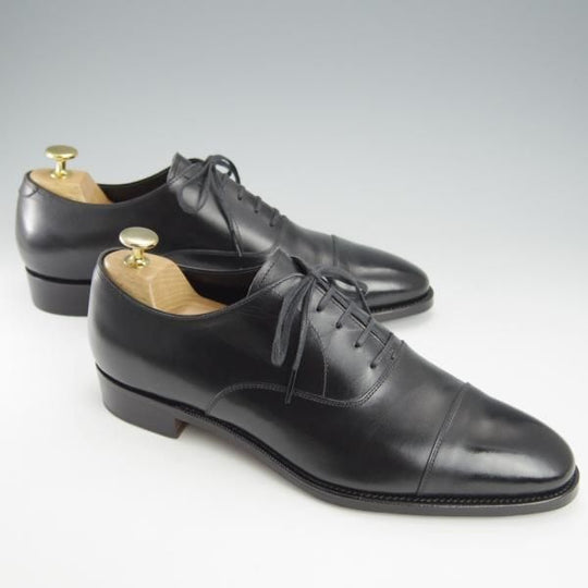 極上★(浅草)RENDO/レンド SIZE 8【定価￥49,500-★ストレートチップ/7701/R770ラスト】カーフ/黒/メンズ★i014