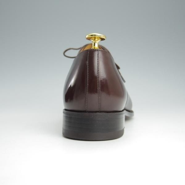 未使用★J.M.ウェストン 9E【定価￥137,500-★300/ストレートチップ/11ラスト】カーフ/濃茶/メンズ/Weston/ウエストン★i016