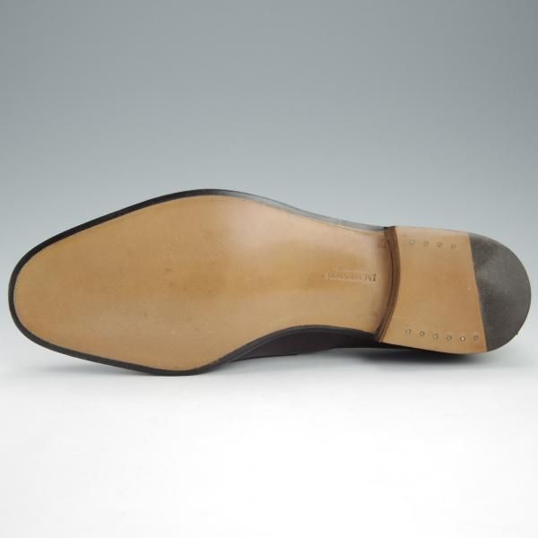 未使用★J.M.ウェストン 9E【定価￥137,500-★300/ストレートチップ/11ラスト】カーフ/濃茶/メンズ/Weston/ウエストン★i016