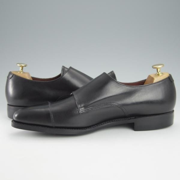 新品★ユニオンインペリアル SIZE 8.5【定価￥42,900-★ダイナイトソール仕様/U1942】ダブルモンク/カーフ/黒/Union Imperial★i017