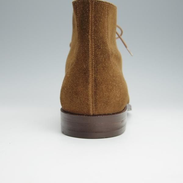極上★クロケット&ジョーンズ 9.5E【★(英)ジョージクレバリー別注/GEORGE CLEVERLEY】チャッカブーツ/スエード/茶/Crockett&Jones★i018