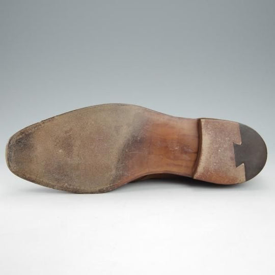 極上★クロケット&ジョーンズ 9.5E【★(英)ジョージクレバリー別注/GEORGE CLEVERLEY】チャッカブーツ/スエード/茶/Crockett&Jones★i018