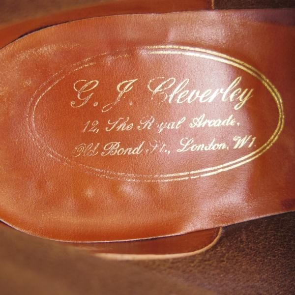 極上★クロケット&ジョーンズ 9.5E【★(英)ジョージクレバリー別注/GEORGE CLEVERLEY】チャッカブーツ/スエード/茶/Crockett&Jones★i018