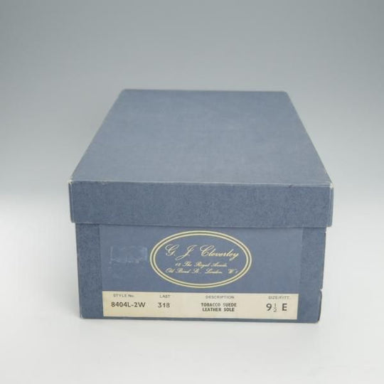 極上★クロケット&ジョーンズ 9.5E【★(英)ジョージクレバリー別注/GEORGE CLEVERLEY】チャッカブーツ/スエード/茶/Crockett&Jones★i018