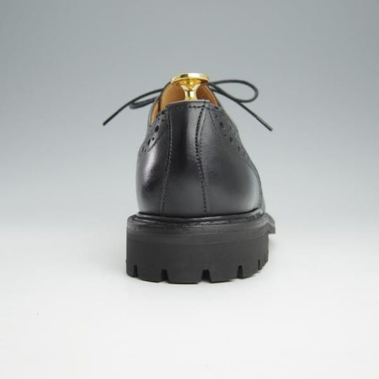 極美品★(英)SANDERS/サンダース SIZE 7【貴重★QUILP別注/The Old Curiosity shop】コマンドソール/フルブローグ/コンビ/黒/メンズ★i019