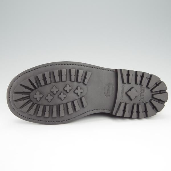 極美品★(英)SANDERS/サンダース SIZE 7【貴重★QUILP別注/The Old Curiosity shop】コマンドソール/フルブローグ/コンビ/黒/メンズ★i019