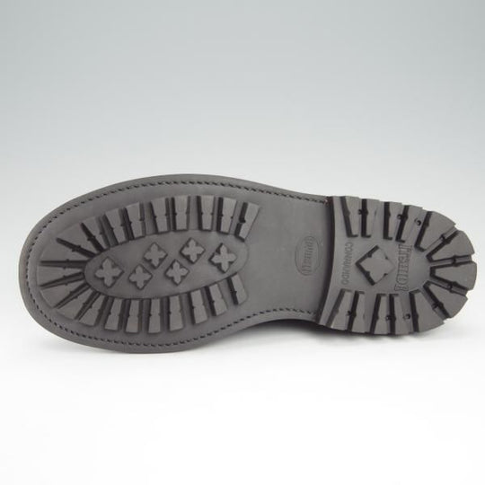 極美品★(英)SANDERS/サンダース SIZE 7【貴重★QUILP別注/The Old Curiosity shop】コマンドソール/フルブローグ/コンビ/黒/メンズ★i019