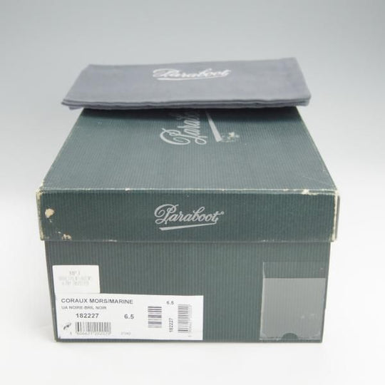 極美品★パラブーツ SIZE 6.5【貴重★ユナイテッドアローズ別注/CORAUX MORS】ビットローファー/黒/UNITED ARROWS/Paraboot★i020