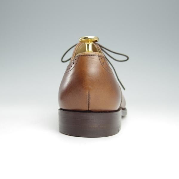 未使用★(英)BARKER/バーカー 7G【グッドイヤーウェルテッド製法★セミブローグ/NEWCASTLE】368137/カーフ/WALNUT/茶/メンズ★i021