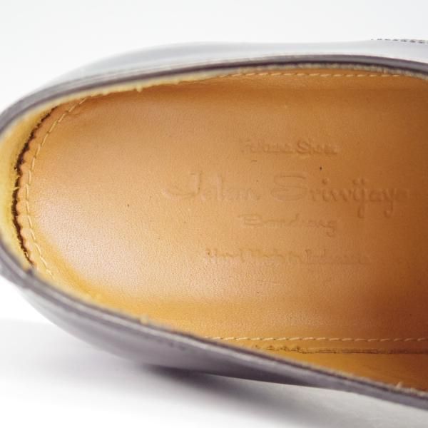 極上★ジャランスリワヤ SIZE 6.5【定価￥69,300-★コードバン仕様/98902】TIMOラスト/プレーントゥ/黒/メンズ/JALAN SRIWIJAWA★i022