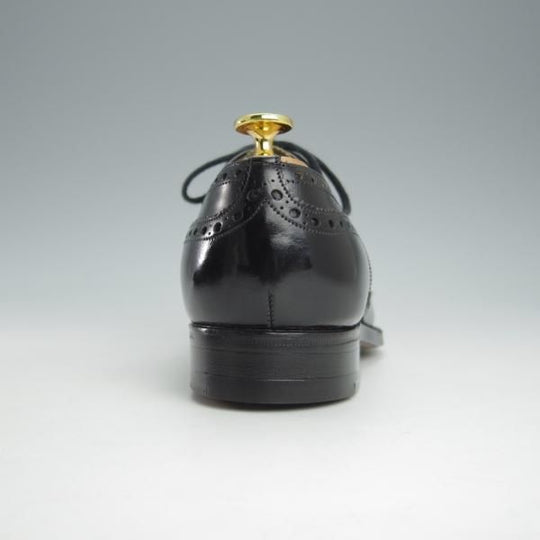 ほぼ試着程度★チャーチ 50F/UK5【旧チャーチ★ブックバインダーカーフ/3都市ロゴ/HICKSTEAD】84ラスト/フルブローグ/黒/Church's★i023