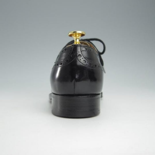 ほぼ試着程度★チャーチ 50F/UK5【旧チャーチ★ブックバインダーカーフ/3都市ロゴ/HICKSTEAD】84ラスト/フルブローグ/黒/Church's★i023